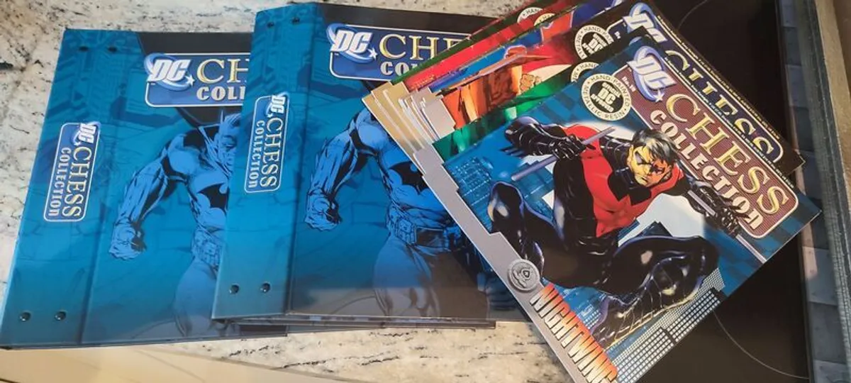 Dc Chess.. Two Binders & 31 Comics As New