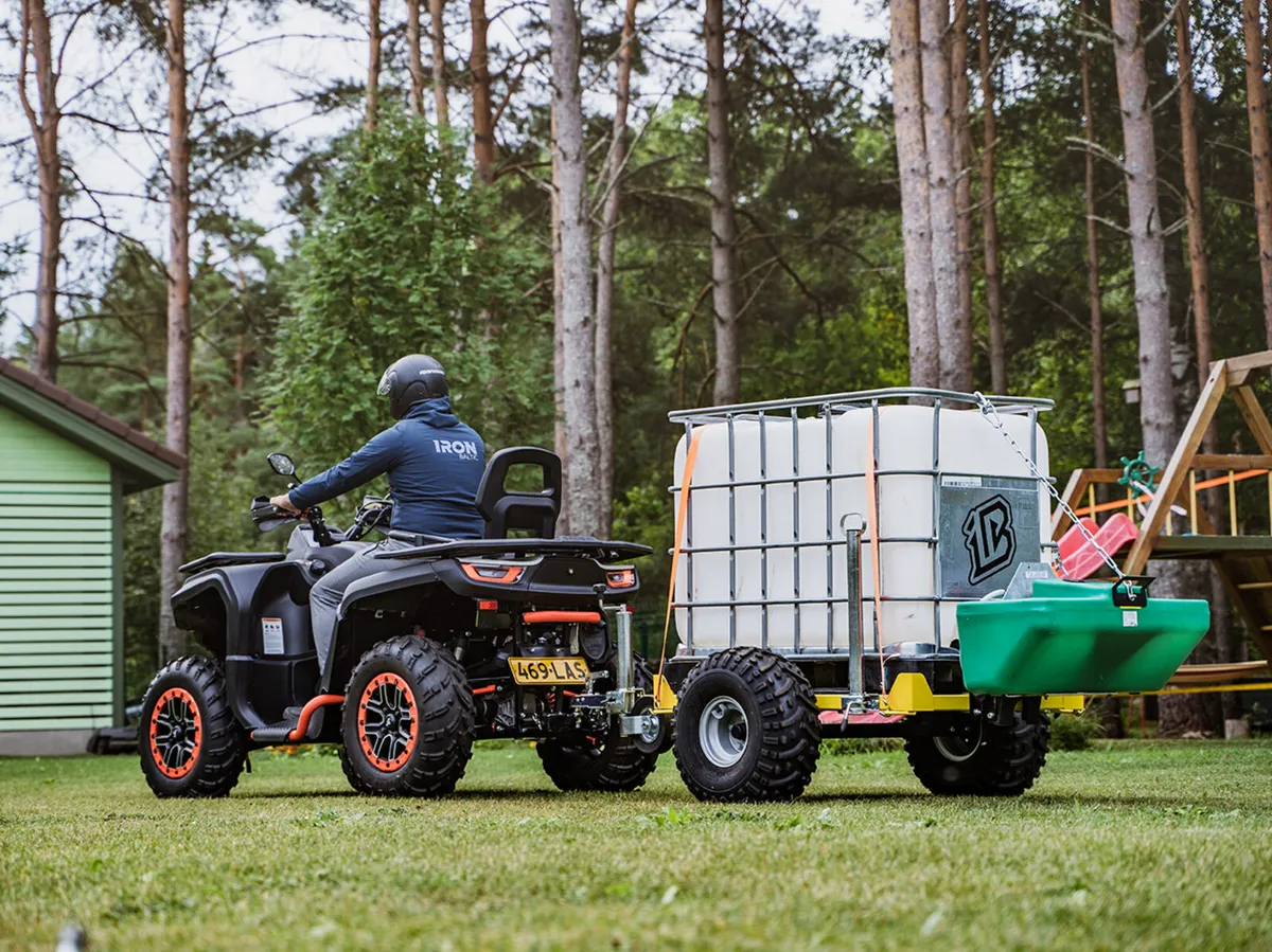 ANIMAL WATER DRINKER  TROUGH ON 600L CUBE TRAILER - Image 4