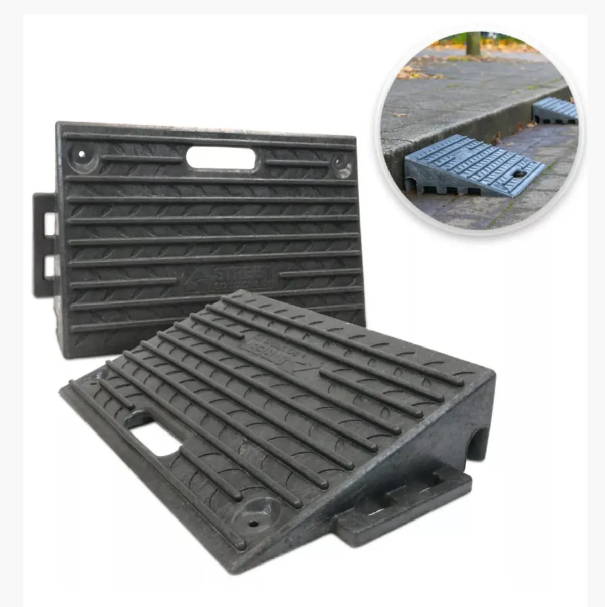 2 x Heavy Duty Rubber Kerb Ramps Car/Wheelchair for sale in Co. Dublin