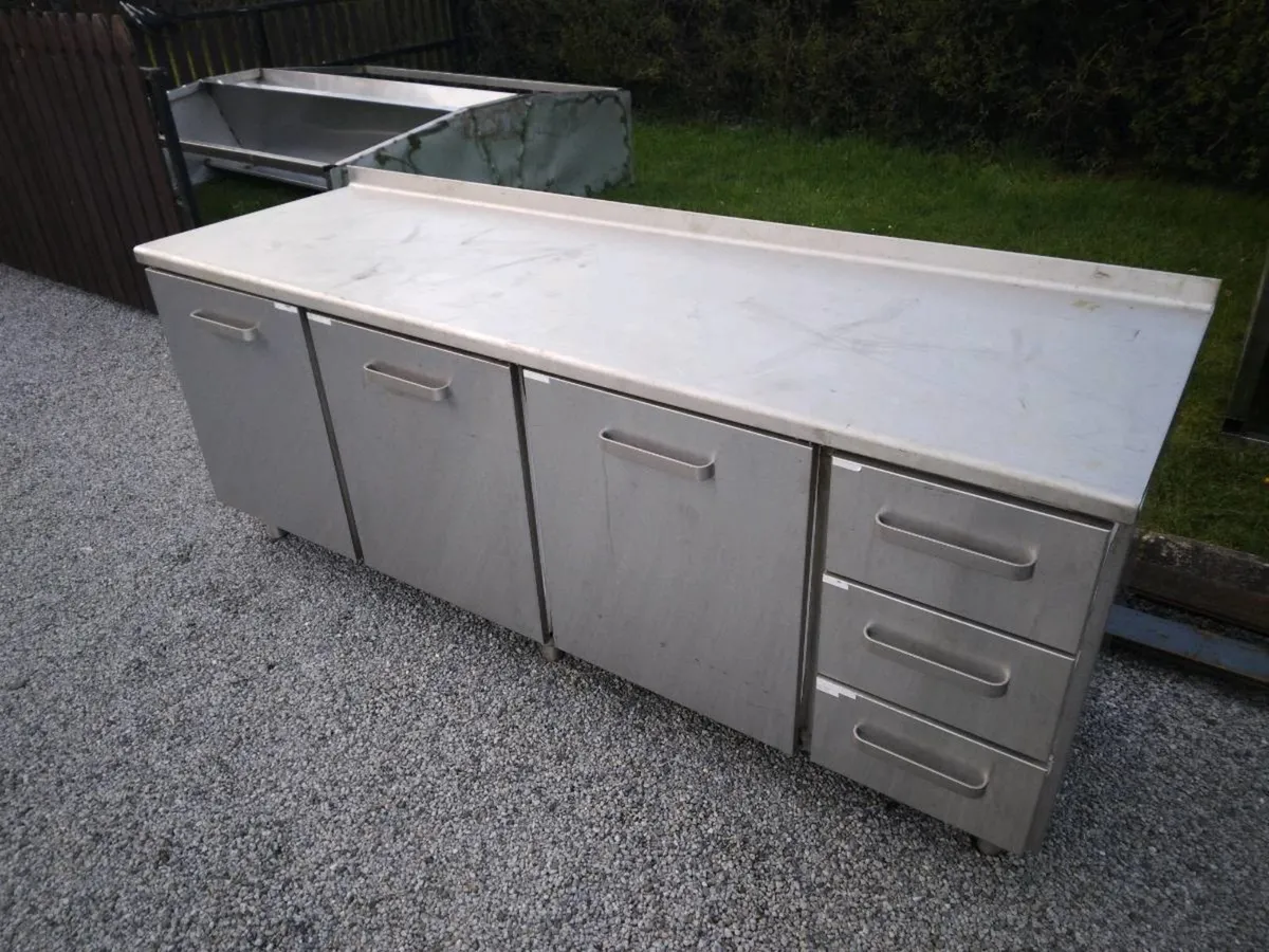 Stainless steel tables etc