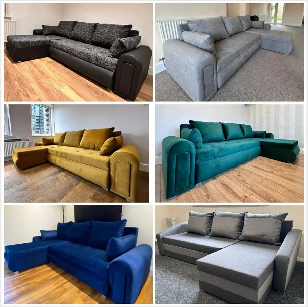 Brand New Corner Sofa bed with double storage for sale in Co. Dublin