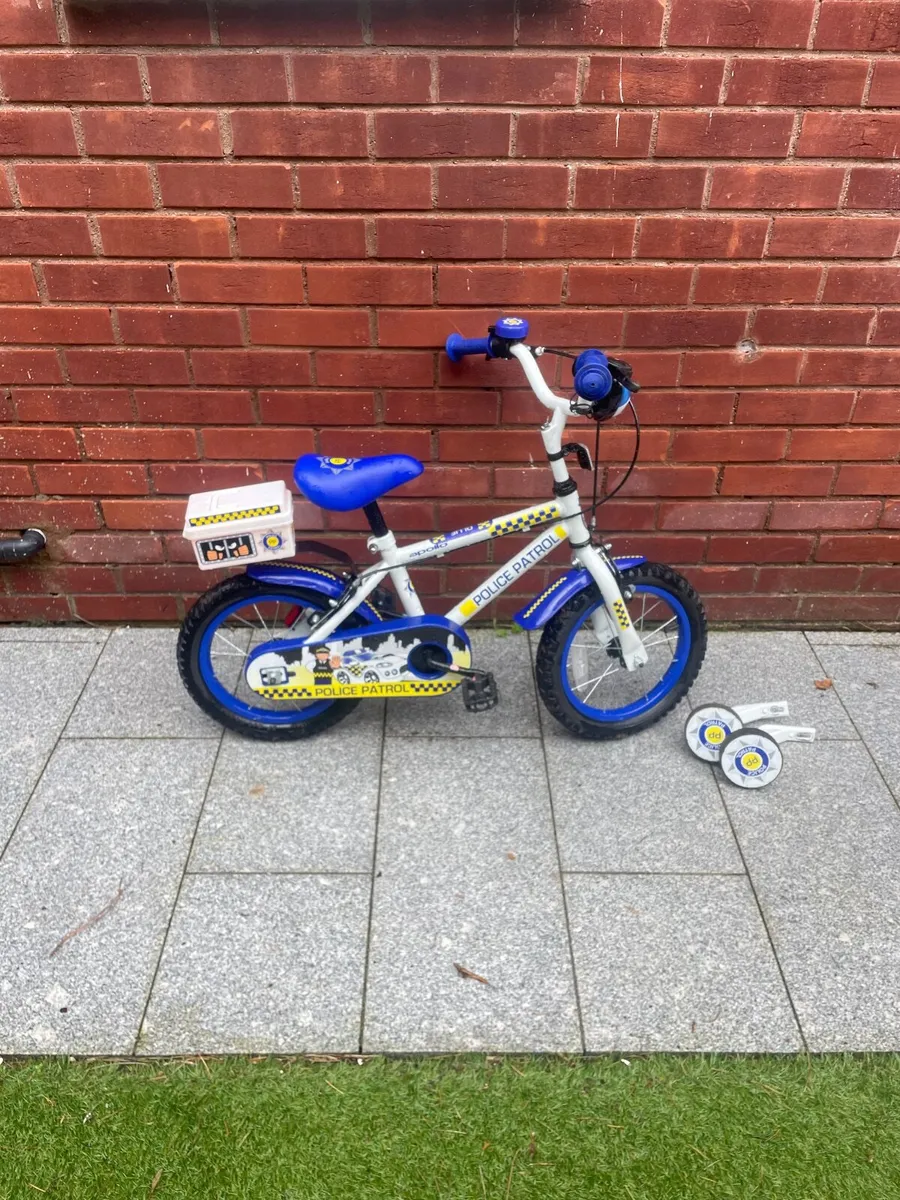 Boys police bike Halfords for sale in Co. Dublin for 100 on DoneDeal