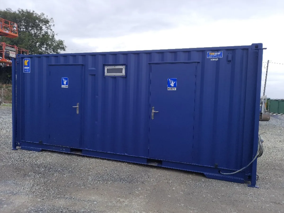 20FT X 8FT ANTI-VANDAL SHOWER BLOCK/DECON UNIT