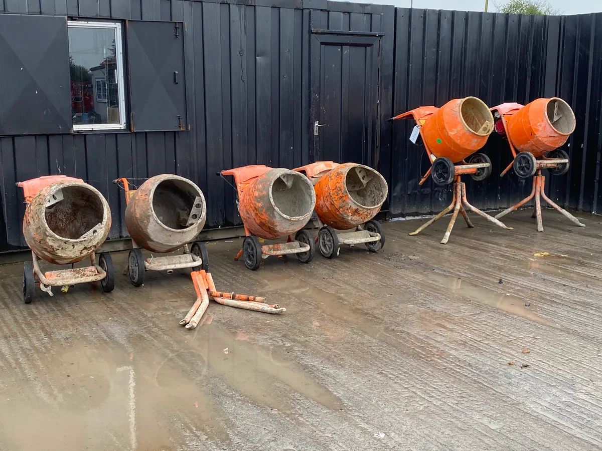 Large Selection of Concrete Mixers - Image 1