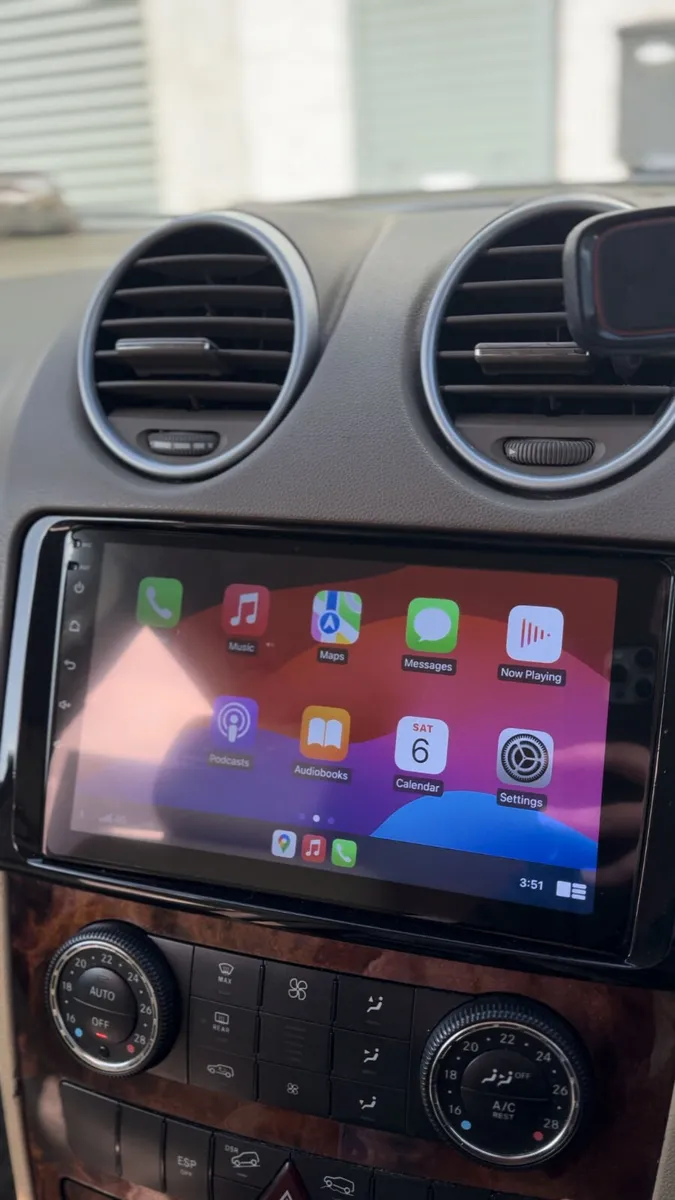 Mercedes ML Android radio Carplay Android Auto - Image 4