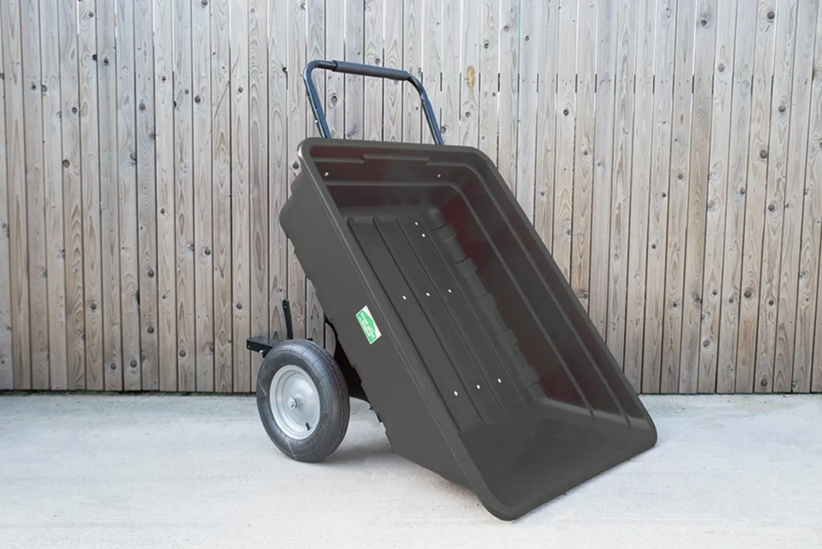 350L Garden Tip Cart - Image 3