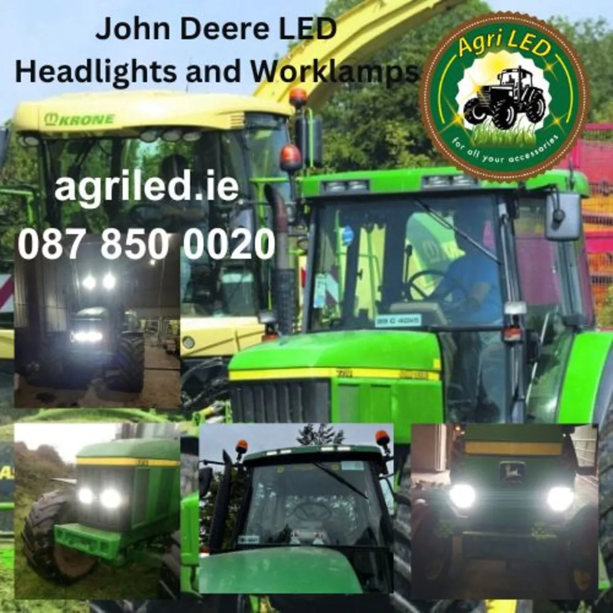 John Deere LED Headlights and Work Lamps - Image 1