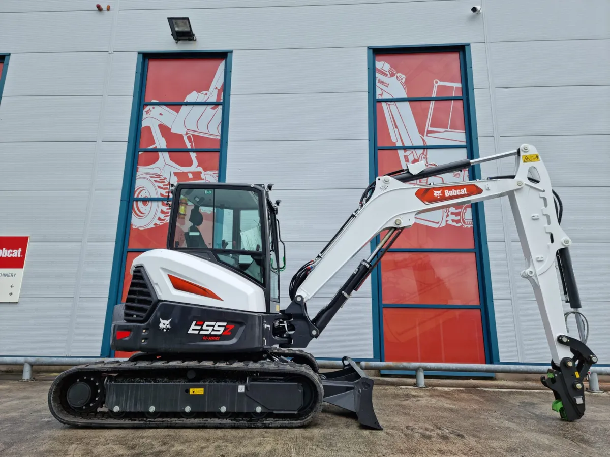 Bobcat E55z Mini Digger | 0% Finance  Options - Image 3