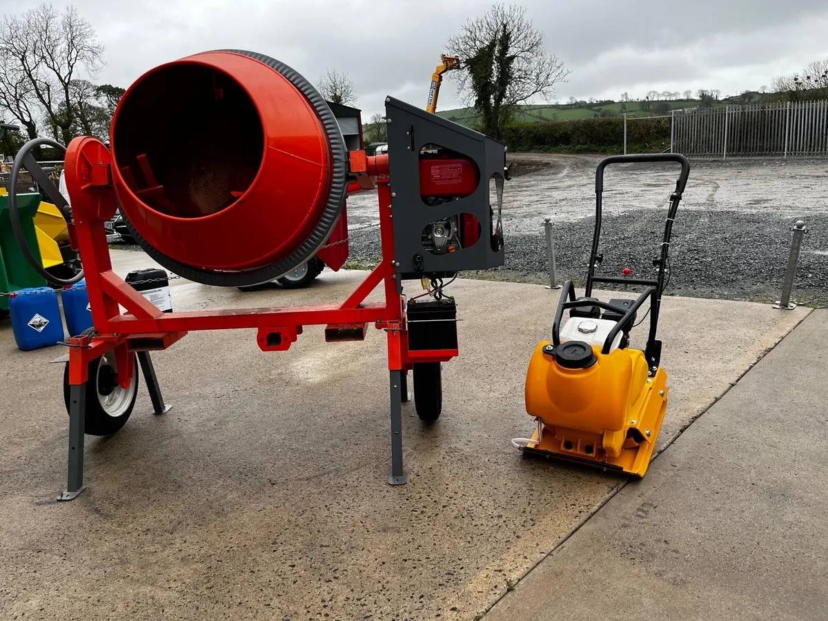 Cement Mixer+. Whacker plate