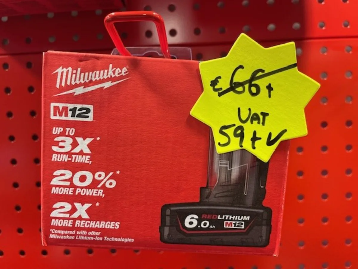 Milwaukee Batteries - Special Offers - Image 2