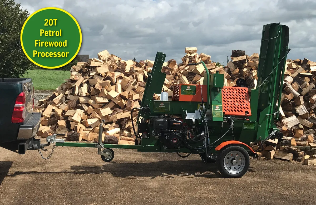 20 TON FIREWOOD PROCESSORS PTO OR PETROL MODELS