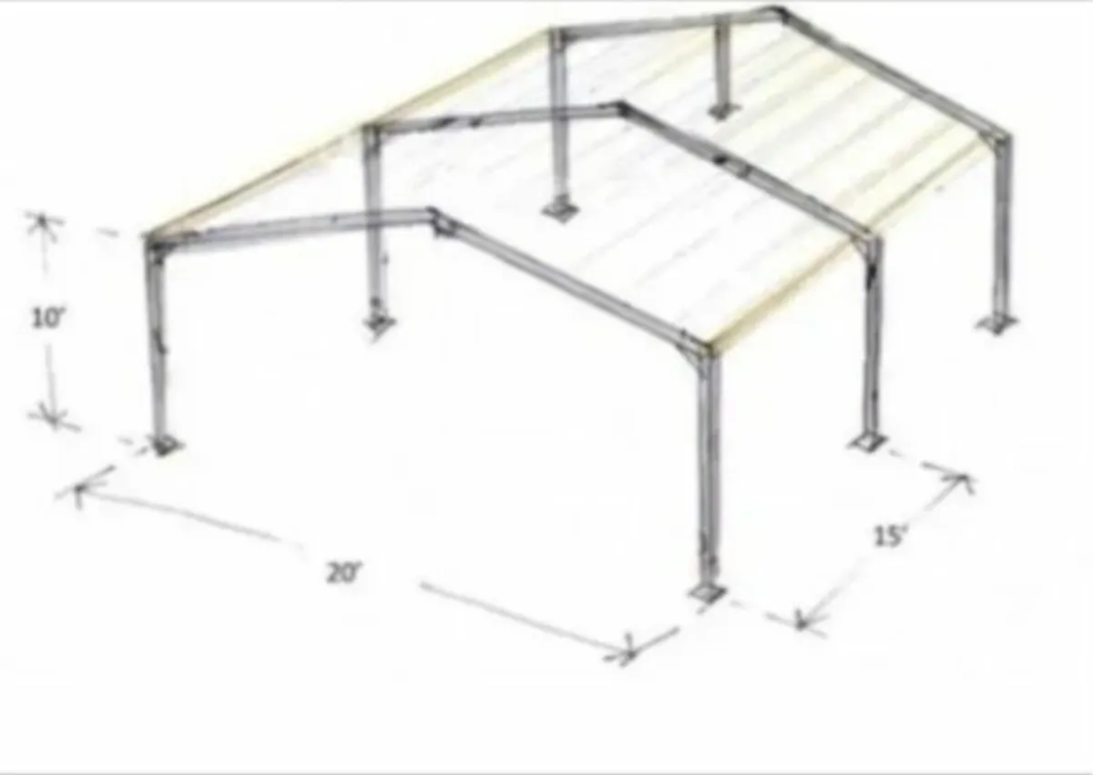 Shed Rsj Kit 20ftx32ftx10ft - Image 3