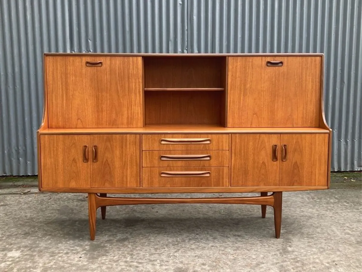 Mid Century G Plan Fresco High Sideboard - Warehouse & Showroom open this Saturday 20th April 12 til 4pm - Image 1
