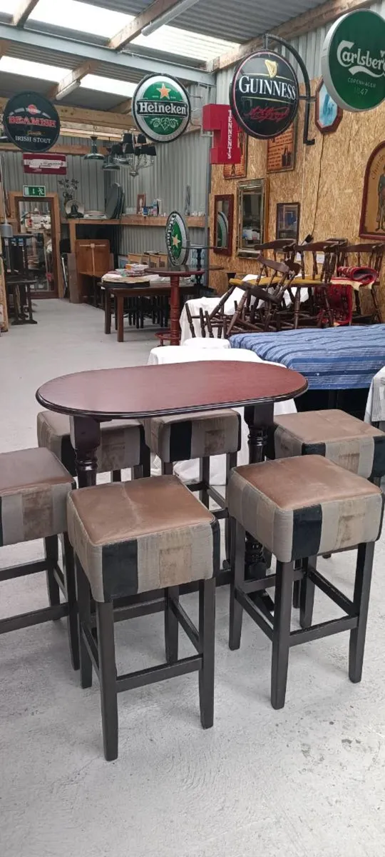 Bar pub furniture stools tables - Image 1