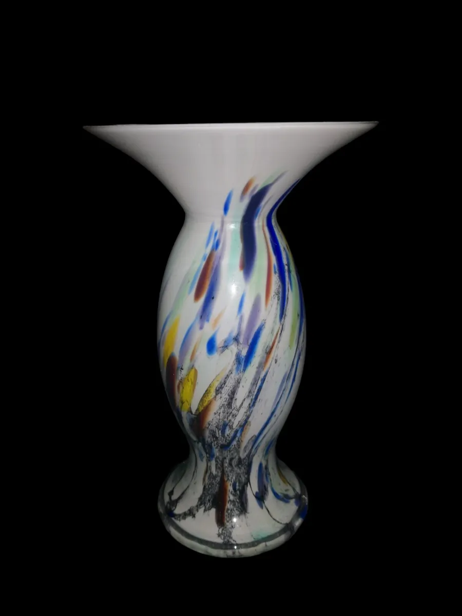 Handblown reversible Murano vase - Image 2