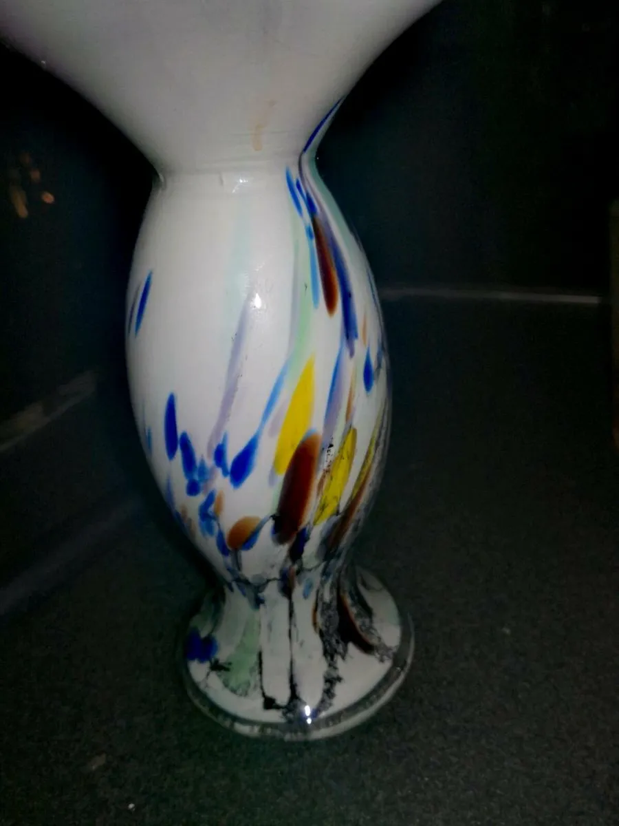 Handblown reversible Murano vase - Image 3