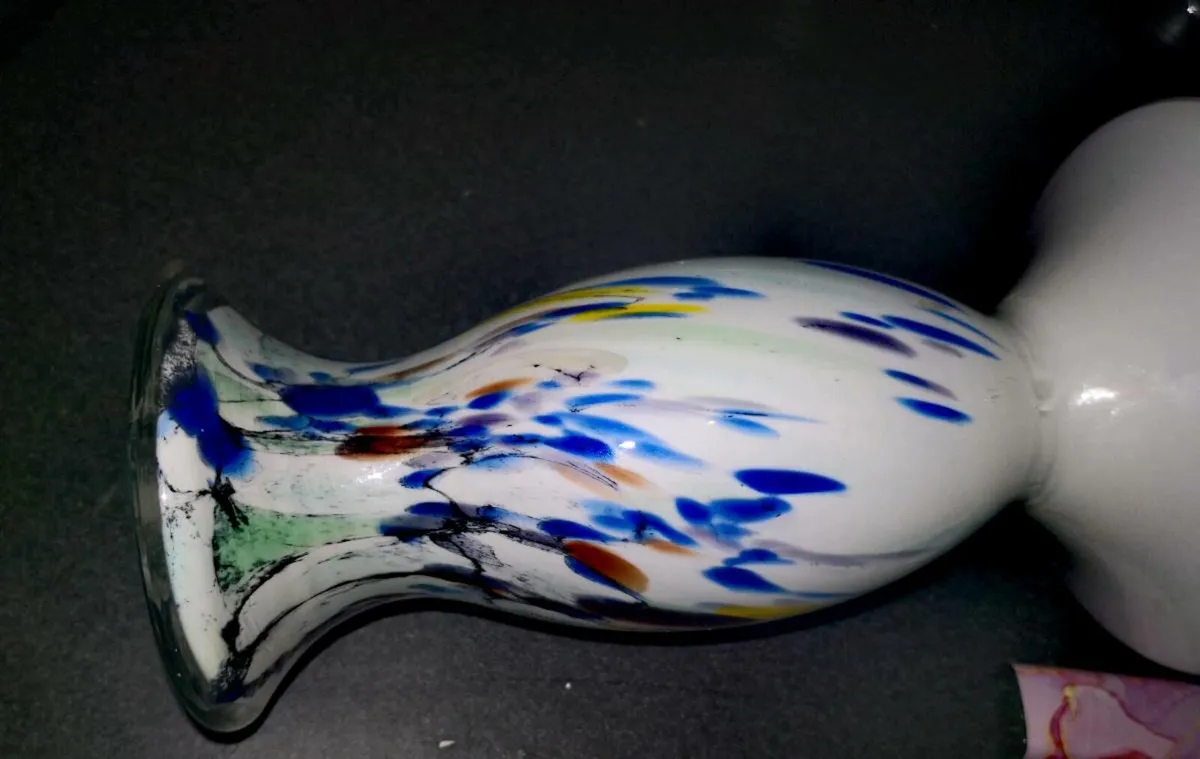 Handblown reversible Murano vase - Image 4