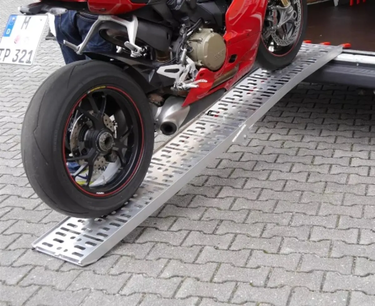 340kg 221cm Aluminium Motorbike Ramp - Image 2