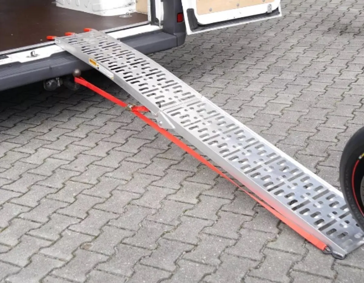 340kg 221cm Aluminium Motorbike Ramp - Image 3