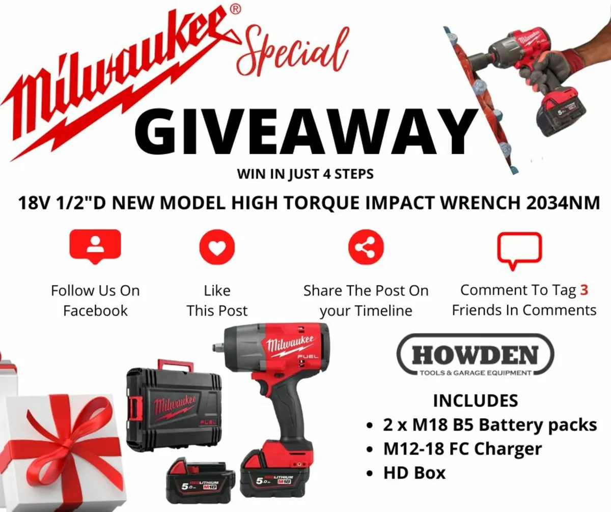 Free Milwaukee Impact Wrench - Image 1