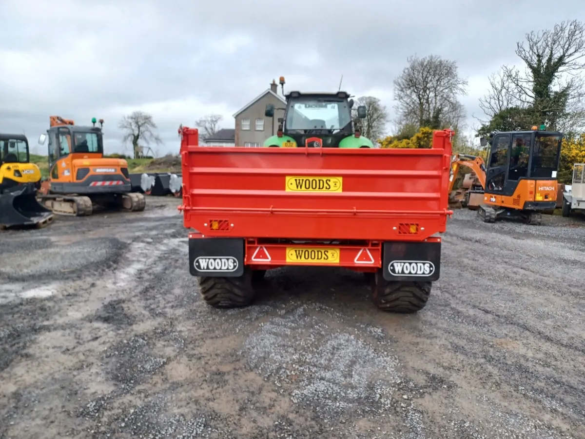 Woods 14x7'6 tipping trailer - Image 4