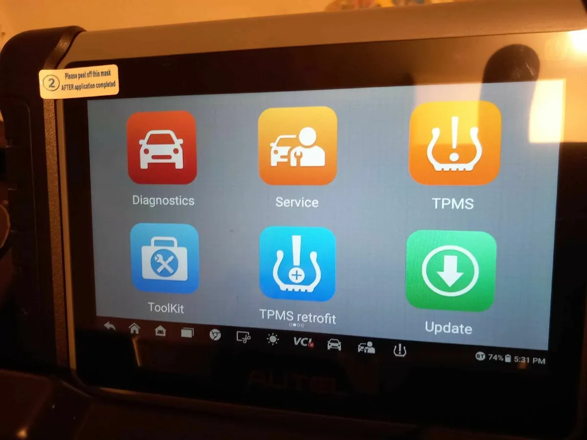 Autel Maxicom MK808S - TS diagnosis tablet - Image 3