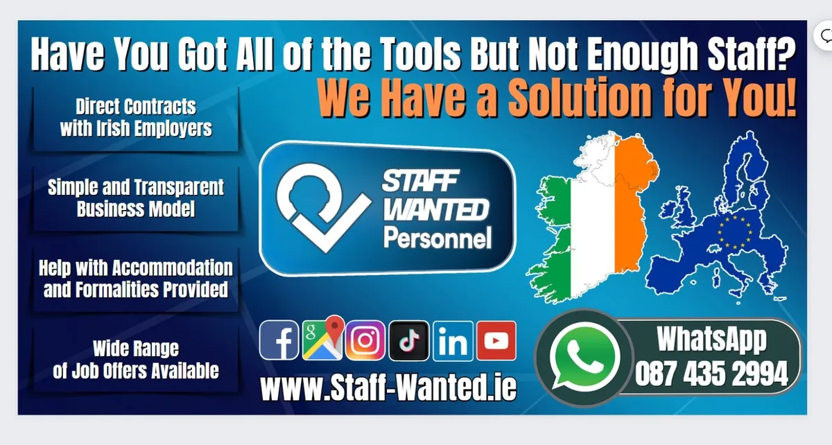 Do you need Staff for your Business in Ireland? - Image 1