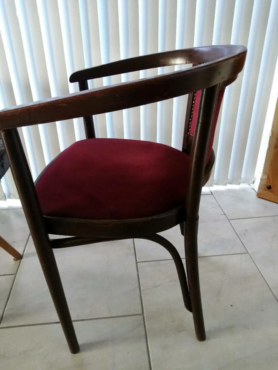 Pair of mahogany tub chairs for sale in Co. Mayo for €50 on DoneDeal