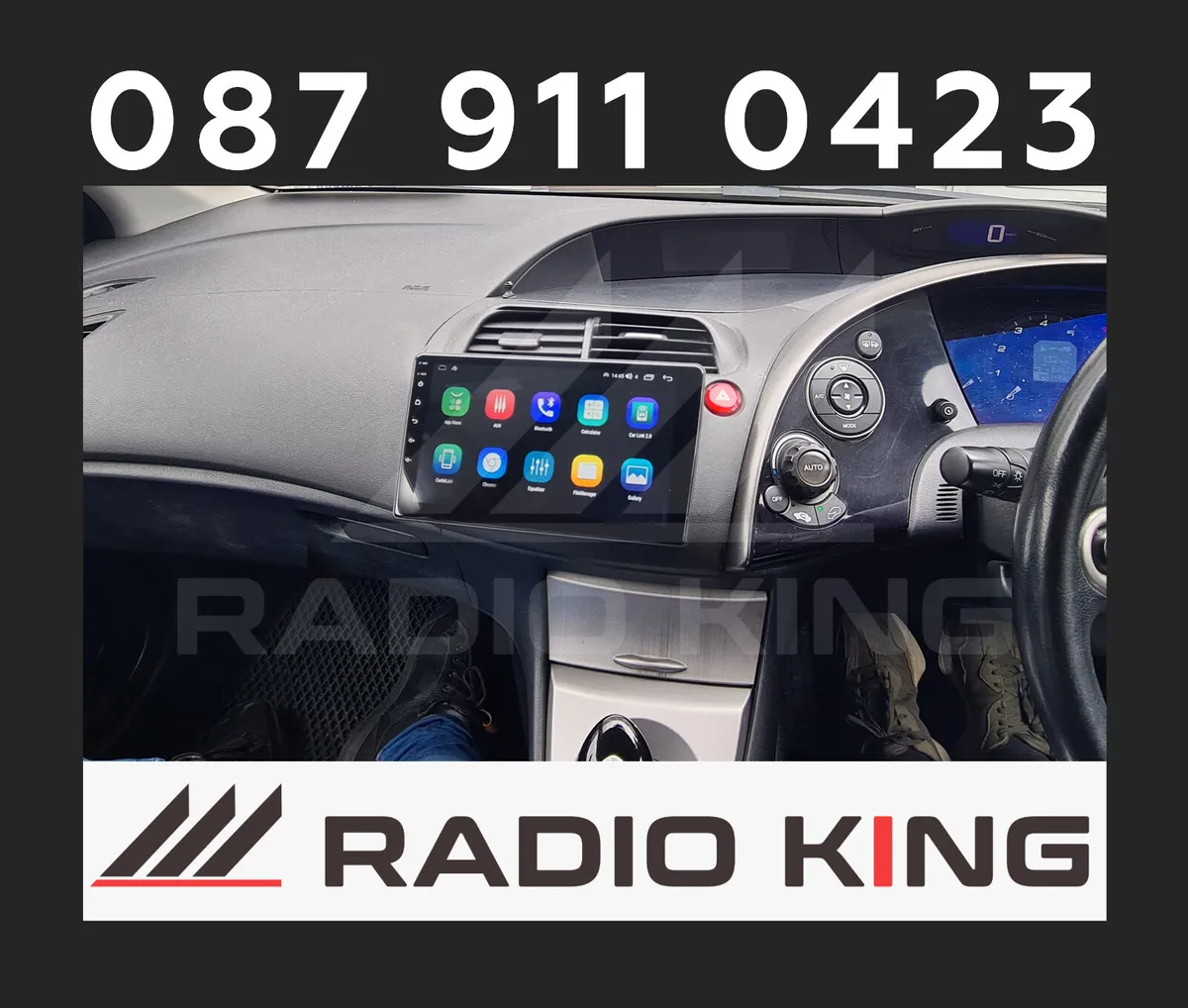 PREMIUM CARPLAY HONDA CIVIC ANDROID AUTO STEREO - Image 3