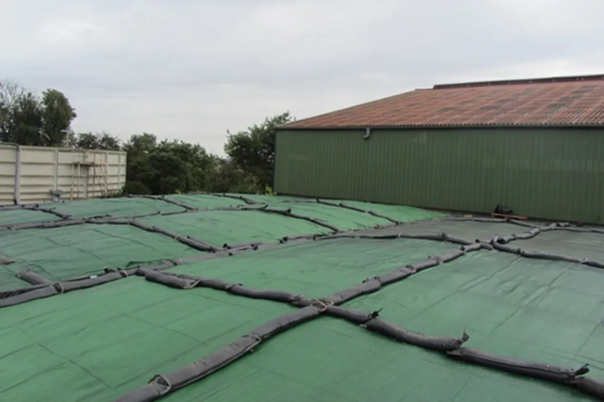 Silage Gravel Bags Filled