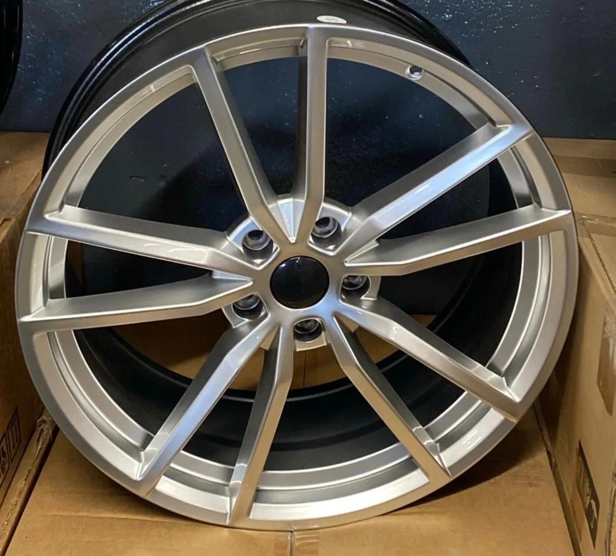 19” petoria silver 5x112 alloy and tyres