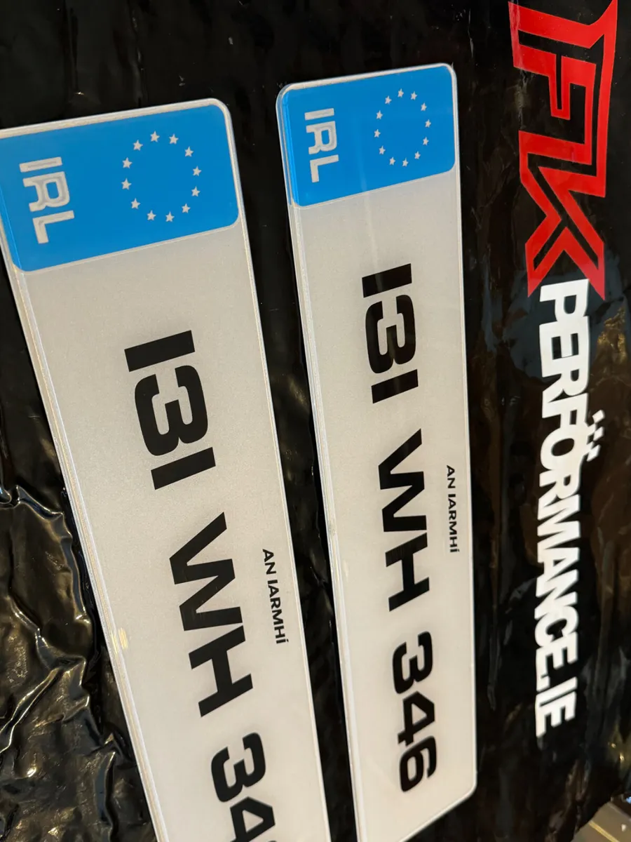 Gel jap German number Plates delivered - Image 4