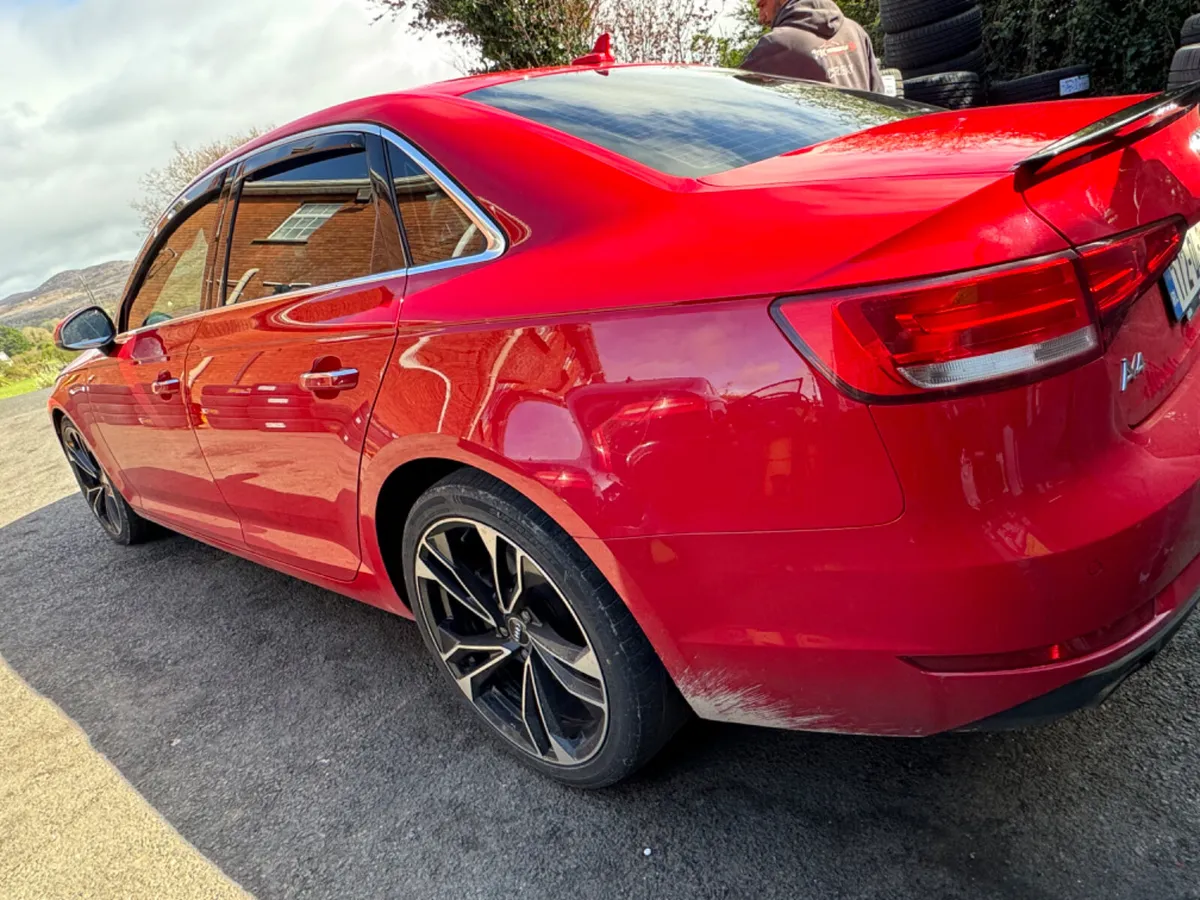 A4 audi boot spoiler & wind deflector b9 - Image 2