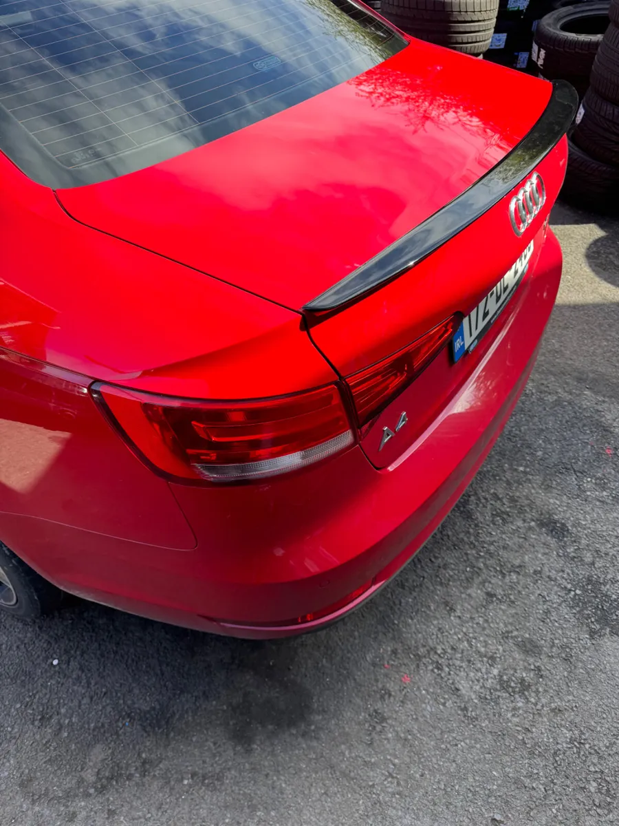 A4 audi boot spoiler & wind deflector b9 - Image 1