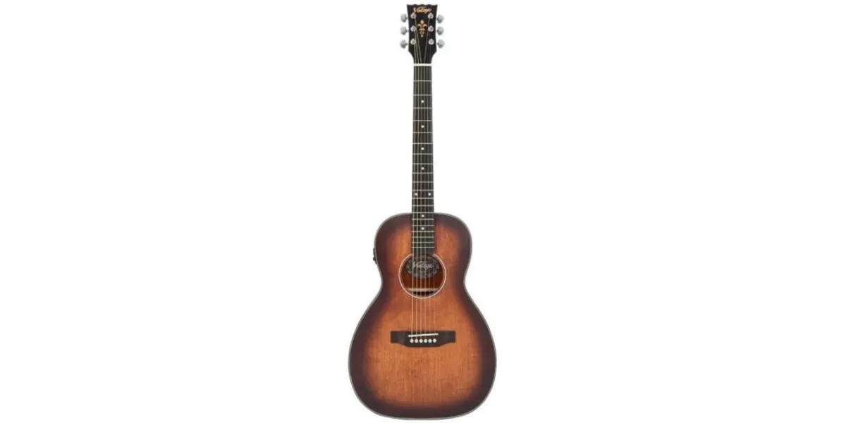 Semi Acoustic Guitar Parlour Size, tuner & Pickup - Image 1