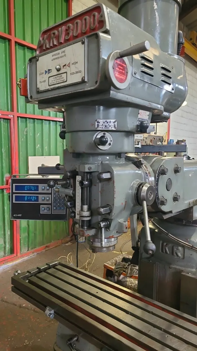 KRV 3000 Milling Machine - Image 1