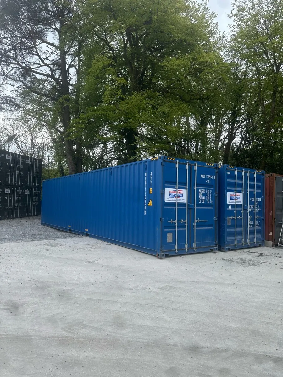 New 40x8 high cube containers - Image 1