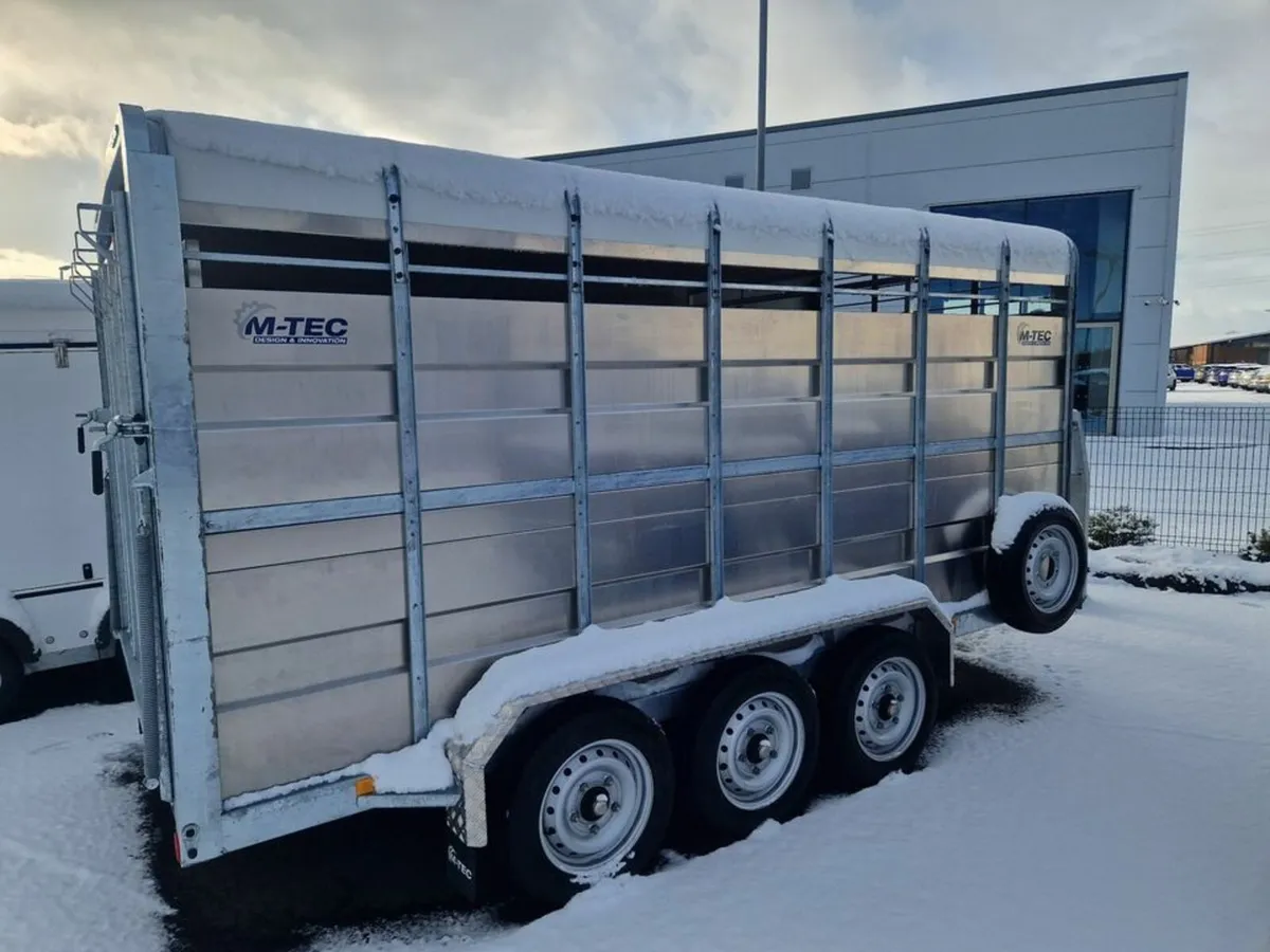 M-Tec 14ft x 6ft Livestock Trailer - Image 2