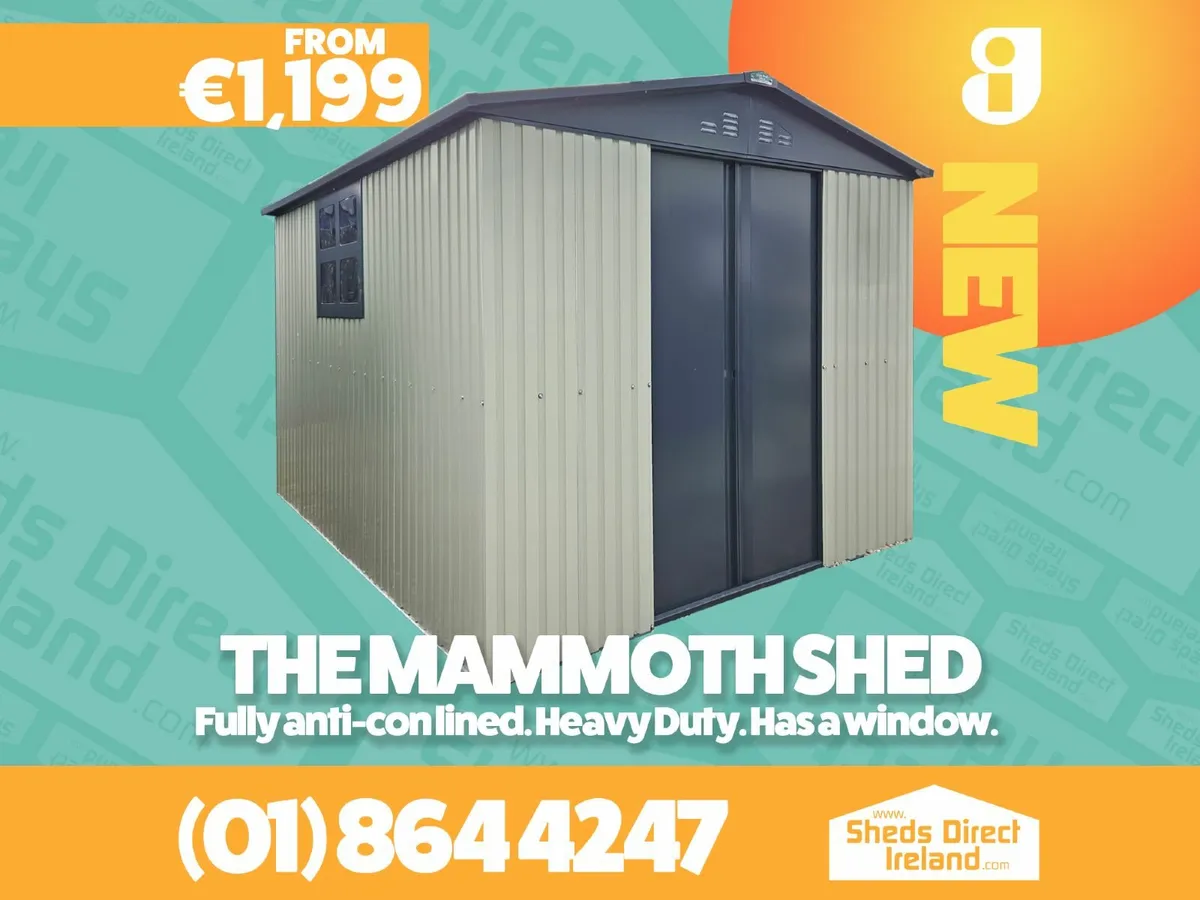 Mammoth Shed 6 x 8FT - Image 1