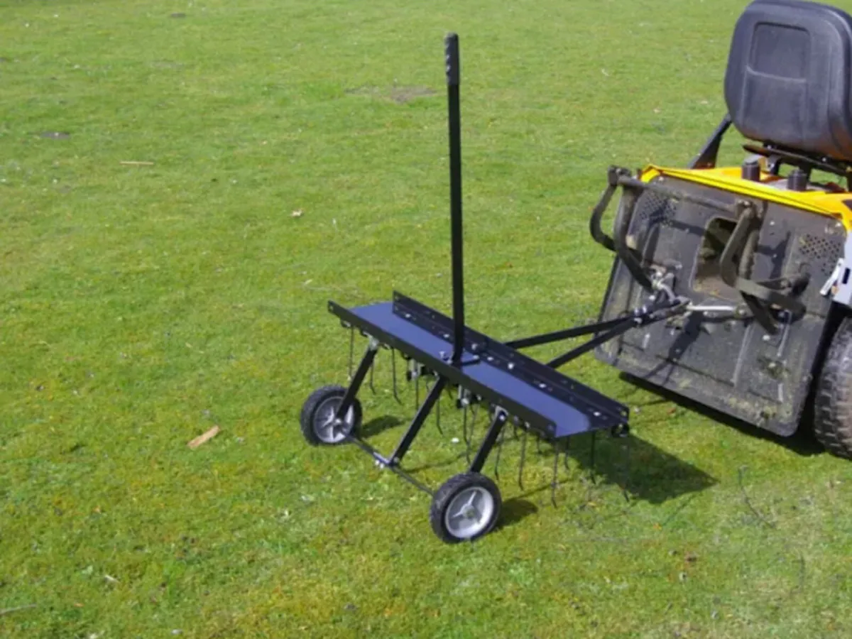 100cm Lawn Scarifier/De Thatcher. - Image 4