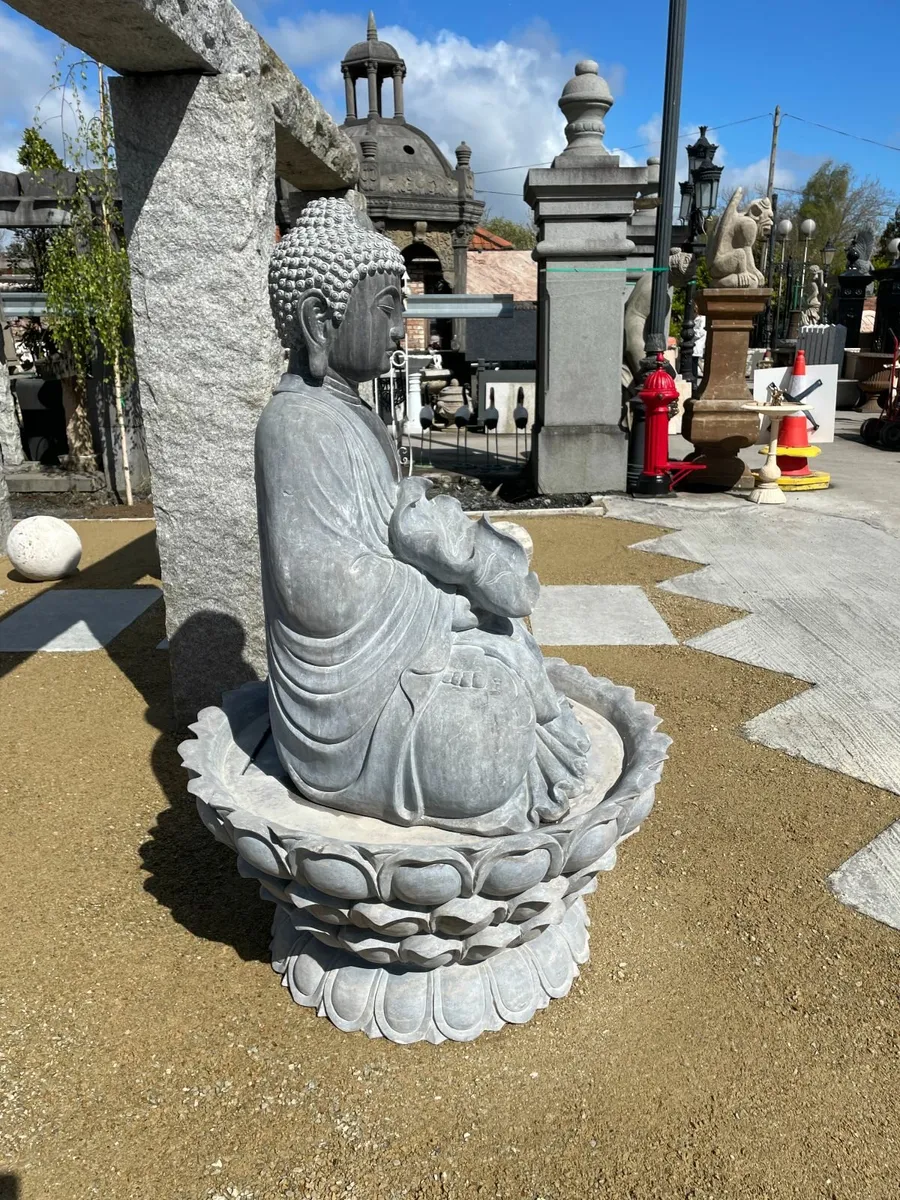 Buddha fountain black Marble - Image 3