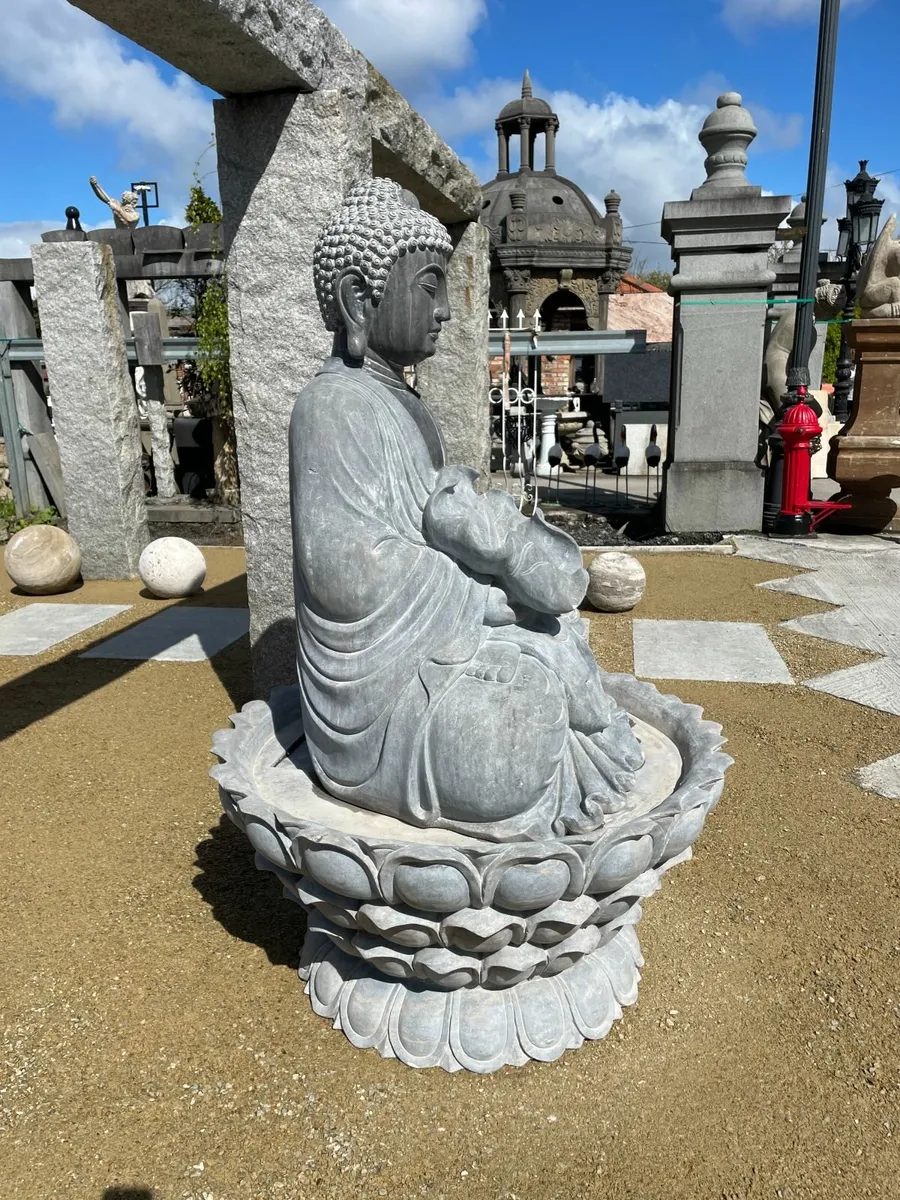 Buddha fountain black Marble - Image 4