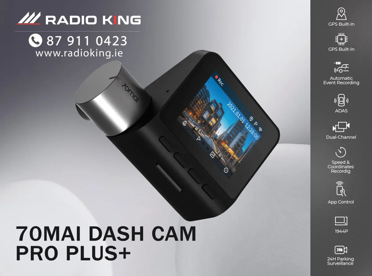 . PREMIUM CAR DUAL DASH CAM WITH OPTIONAL INSTALL - Image 1