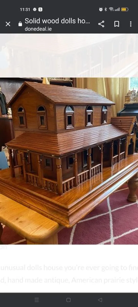 Dolls house ,Custom made Collecters item.