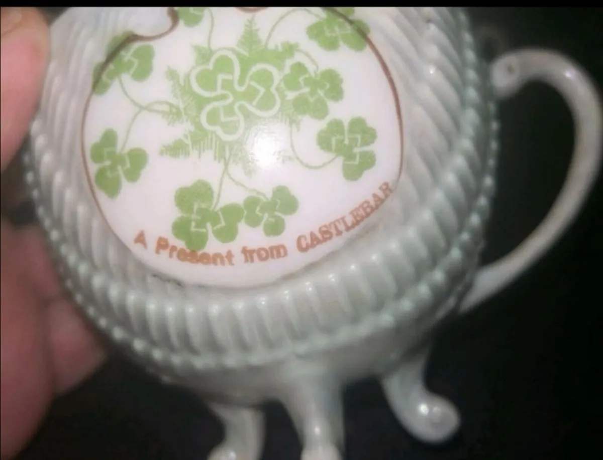 Pair rare Castlebar cups - Image 1