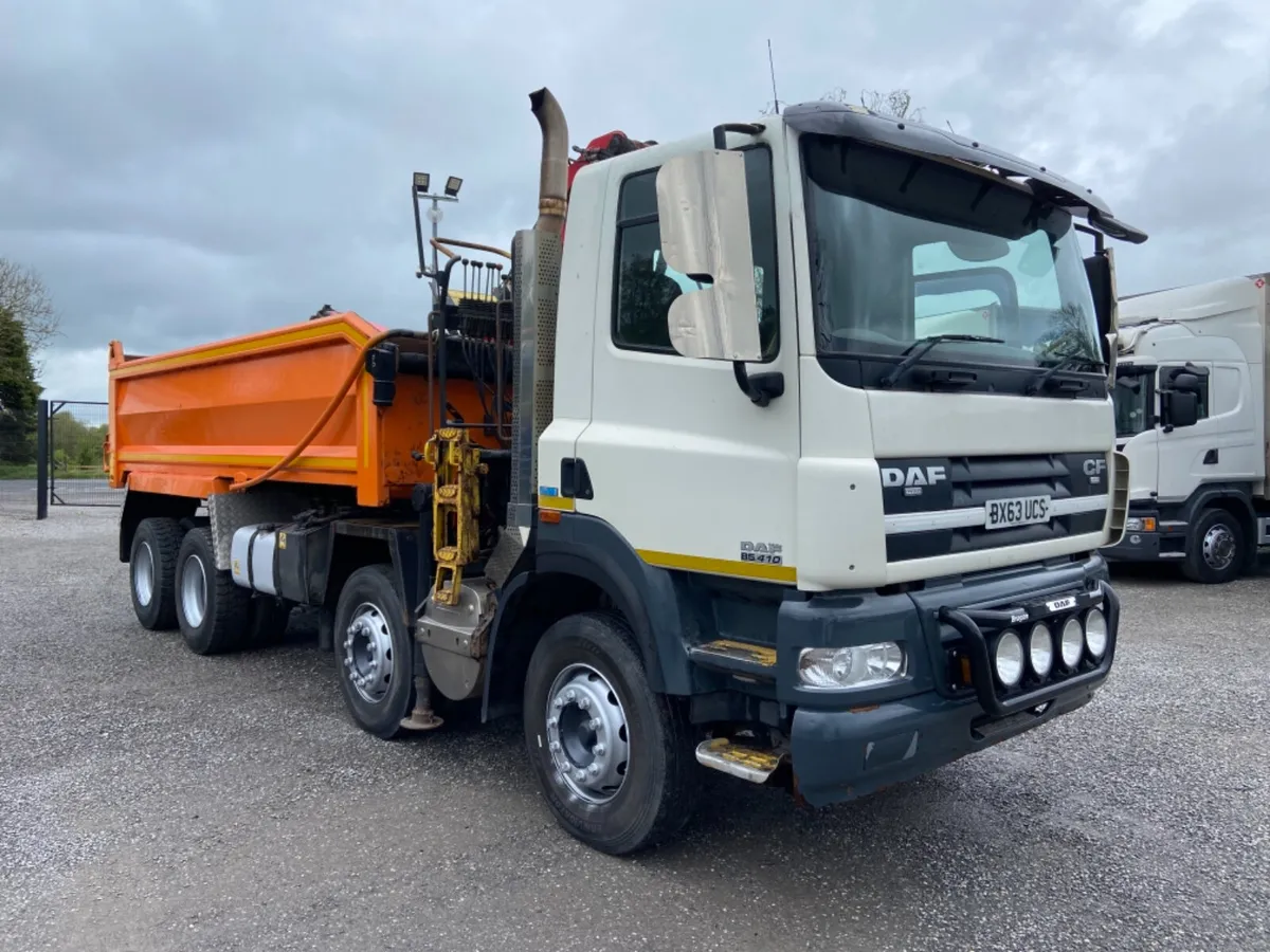 2013 DAF CF 85-410 8x4 Tipper Grab - Image 2