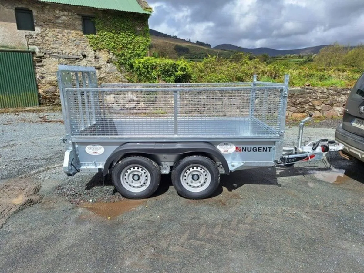 2025 Nugent GP 8'2" x 4'2"  2 Axle, 2000kg, Mesh - Image 1