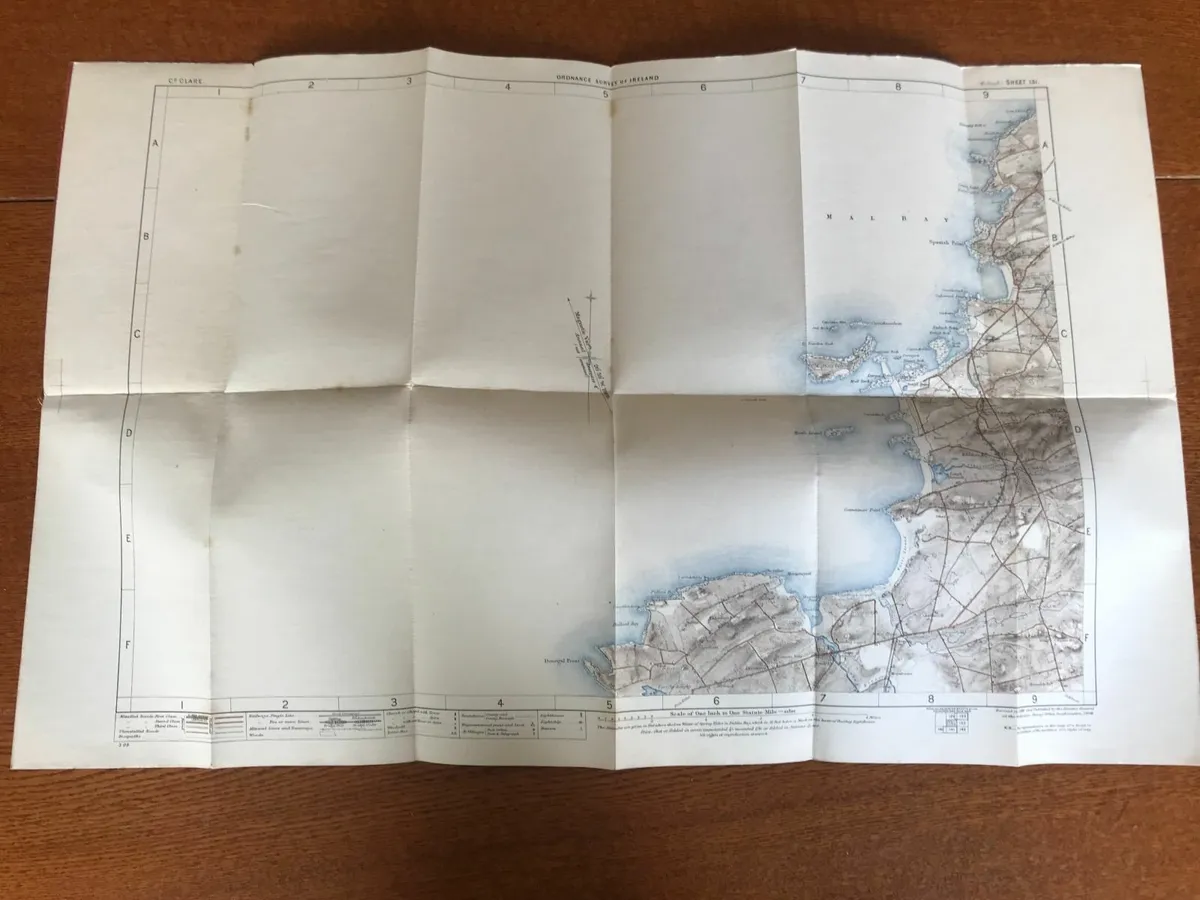 Antique Map of Mullagh Co. Clare Dated 1900 for sale in Co. Dublin for €40 on DoneDeal