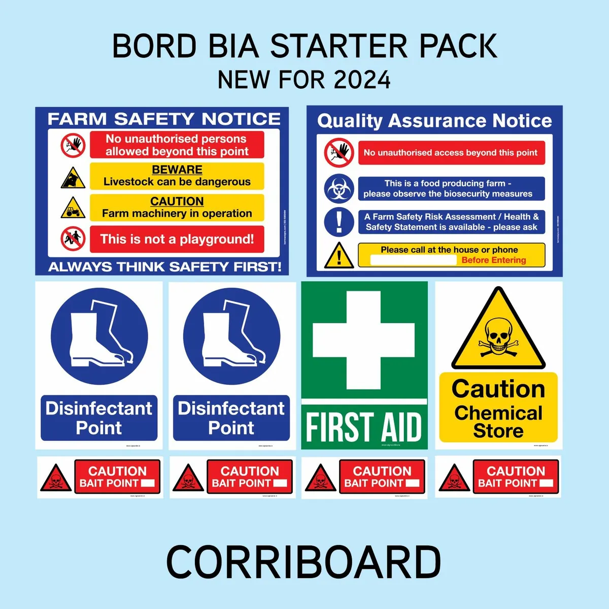 Bord Bia Farm Inspection Sign Starter Pack