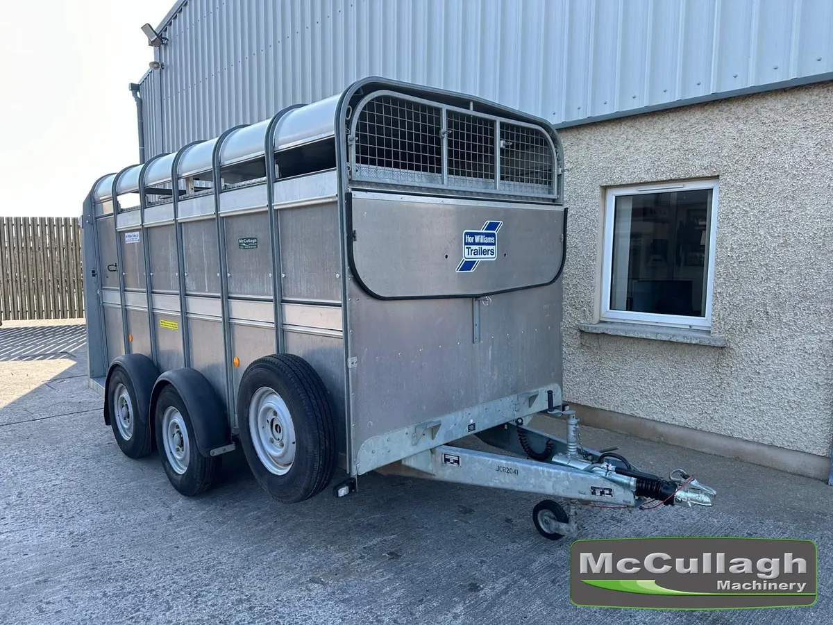 Used Ifor Williams TA510 12ft x 6ft Cattle Trailer - Image 1